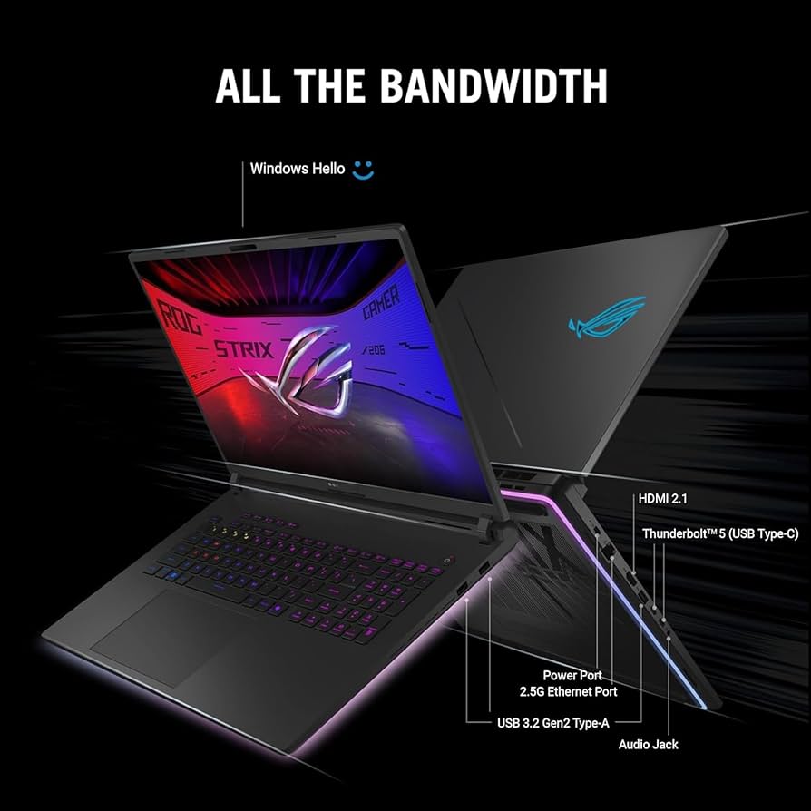 ASUS ROG ノートPC Intel i5 8GB RAM (充電器付属) Amazon.com: ASUS ROG Strix G18 18